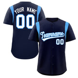Custom Classic Style Full Button Authentic Baseball Jersey Personalized Name Number