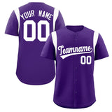 Custom Classic Style Full Button Authentic Baseball Jersey Personalized Name Number
