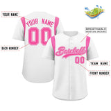 Custom Classic Style Full Button Authentic Personalized Name Number Baseball Jersey