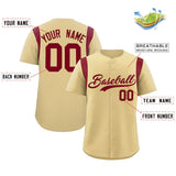 Custom Classic Style Full Button Authentic Personalized for Adults Baseball Jersey