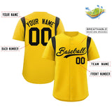 Custom Classic Style Full Button Authentic Personalized Name Number Baseball Jersey