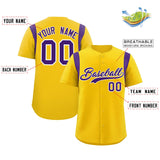 Custom Classic Style Full Button Authentic Personalized Logo for Men Baseball Jersey