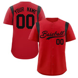 Custom Classic Style Full Button Authentic Personalized Name Number Baseball Jersey