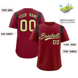 Custom Classic Style Full Button Authentic Personalized Big Size Baseball Jersey
