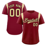 Custom Classic Style Full Button Authentic Personalized for Adults Baseball Jersey