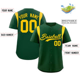 Custom Classic Style Full Button Authentic Personalized Name Number Baseball Jersey