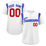 Custom Classic Style Full Button Authentic Baseball Jersey Personalized Name/Number