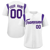 Custom Classic Style Full Button Authentic Baseball Jersey Personalized Name Big Size