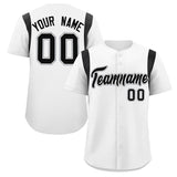 Custom Classic Style Full Button Authentic Baseball Jersey Personalized Logo for Adult