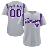 Custom Classic Style Full Button Authentic Baseball Jersey Personalized Name/Number