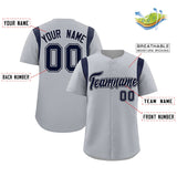 Custom Classic Style Full Button Authentic Baseball Jersey Personalized Name Big Size