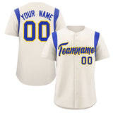 Custom Classic Style Full Button Authentic Baseball Jersey Personalized Name/Number