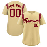 Custom Classic Style Full Button Authentic Baseball Jersey Personalized Name/Number