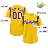 Custom Classic Style Full Button Authentic Baseball Jersey Personalized Logo for Adult