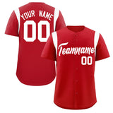 Custom Classic Style Full Button Authentic Baseball Jersey Personalized Name Big Size