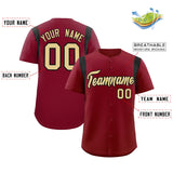 Custom Classic Style Full Button Authentic Baseball Jersey Personalized Logo and Number