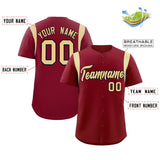 Custom Classic Style Full Button Authentic Baseball Jersey Personalized Name/Number