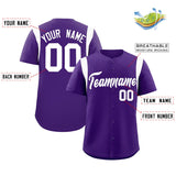 Custom Classic Style Full Button Authentic Baseball Jersey Personalized Name for Adult
