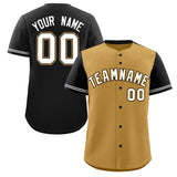 Custom Baseball Jersey Color Block Raglan Sleeves Personalized Text Name Number Team Logo