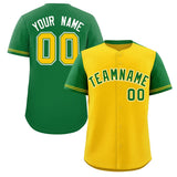 Custom Baseball Jersey Color Block Raglan Sleeves Personalized Text Name Number Team Logo