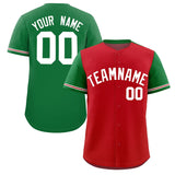 Custom Baseball Jersey Color Block Raglan Sleeves Personalized Name Number Athletic Jersey