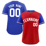 Custom Baseball Jersey Color Block Raglan Sleeves Personalized Name Number Athletic Jersey