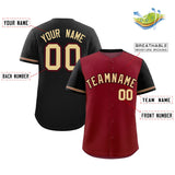 Custom Baseball Jersey Color Block Raglan Sleeves Personalized Name Number Athletic Jersey