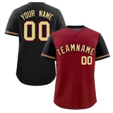 Custom Baseball Jersey Color Block Raglan Sleeves Personalized Name Number Athletic Jersey