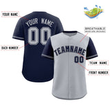 Custom Baseball Jersey Color Block Raglan Sleeves Personalized Name Number Athletic Jersey
