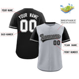 Custom Baseball Jersey Color Block Raglan Sleeves Shirt Customizable Name Number Team Jersey