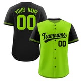 Custom Baseball Jersey Color Block Raglan Sleeves Shirt Customizable Name Number Team Uniform