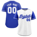 Custom Baseball Jersey Color Block Raglan Sleeves Shirt Customizable Unique Name Number Team Jersey