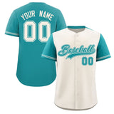 Custom Baseball Jersey Color Block Raglan Sleeves Shirt Customizable Unique Name Number Team Jersey