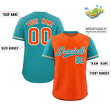 Custom Baseball Jersey Color Block Raglan Sleeves Shirt Customizable Name Number Practice Sport Shirts