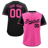 Custom Baseball Jersey Color Block Raglan Sleeves Shirt Customizable Name Number Practice Sport Shirts
