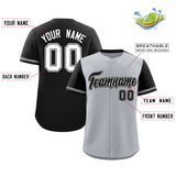 Custom Baseball Jersey Color Block Raglan Sleeves Streetwear Customizable Name Number Athletic Jersey
