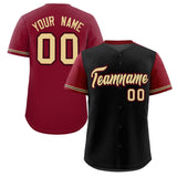 Custom Baseball Jersey Color Block Raglan Sleeves Streetwear Customizable Name Number Athletic Jersey