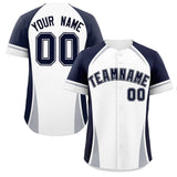 Custom Personalized Name/Number Color Block Authentic Baseball Jersey