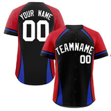 Custom Personalized Name/Number Color Block Authentic Baseball Jersey