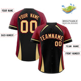 Custom Personalized Your Style Color Block Authentic Baseball Jersey