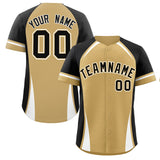 Custom Personalized Your Style Color Block Authentic Baseball Jersey