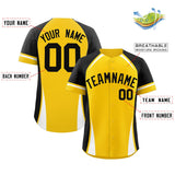 Custom Personalized Your Style Color Block Authentic Baseball Jersey