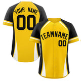 Custom Personalized Your Style Color Block Authentic Baseball Jersey