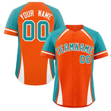 Custom Personalized Name/Number Color Block Authentic Baseball Jersey