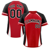 Custom Personalized Your Style Color Block Authentic Baseball Jersey