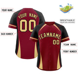 Custom Personalized Logo for Men Color Block Authentic Baseball Jersey