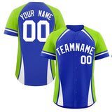 Custom Personalized Name/Number Color Block Authentic Baseball Jersey