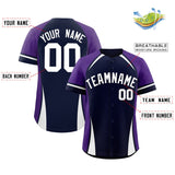 Custom Personalized Your Style Color Block Authentic Baseball Jersey