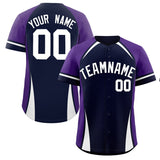 Custom Personalized Your Style Color Block Authentic Baseball Jersey
