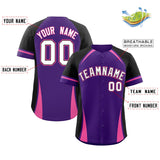 Custom Personalized Name/Number Color Block Authentic Baseball Jersey